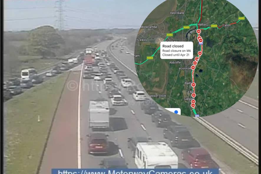 Authorities confirmed that the Southbound M6 road remains closed as investigations into the road traffic collision begin, with police still at the scene.

