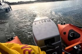 Fleetwood RNLI heads out to rescue as yacht runs aground|Photo: RNLI Fleetwood