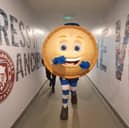Crusty the Pie football mascot