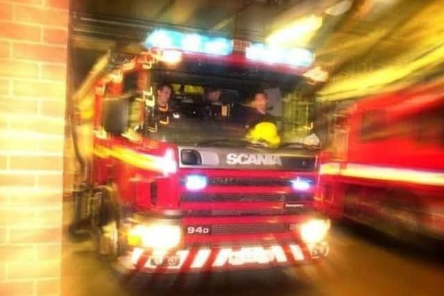 Four fire engines attended the blaze at Thornton