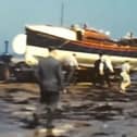 1950s archive film shows lifeboat launch off Yorkshire Coast