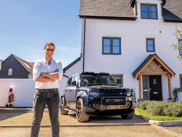 The Hampshire home is a new-build, in a stunning new development
