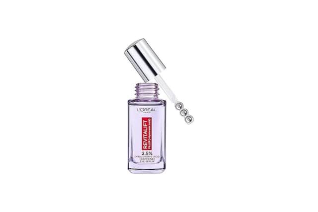 L'Oréal Paris 2.5% Hyaluronic Acid and Caffeine Eye Serum, Revitalift Filler £12.29 (62% off £31.99)