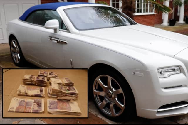 Kelly, 63, splashed hundreds of thousands of pounds from the proceeds of his crimes on luxury items, including a yacht, Bentley and Rolls Royce cars, a £100,000 watch
and a £2,000 Versace dining service set