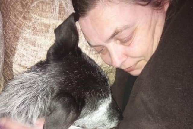 Sadly, as Adrian recovered from his tumour, his beloved dog passed away from one.