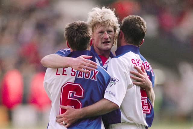 A league title winner with Blackburn Rovers in the mid-90s, Scotland international centre-back was a key member of the team's defence as they nabbed the trophy ahead of Manchester United on the final day of the season.