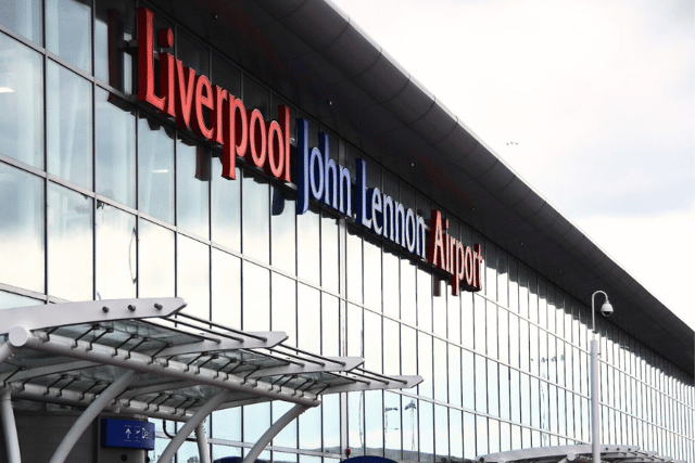 Liverpool John Lennon Airport.