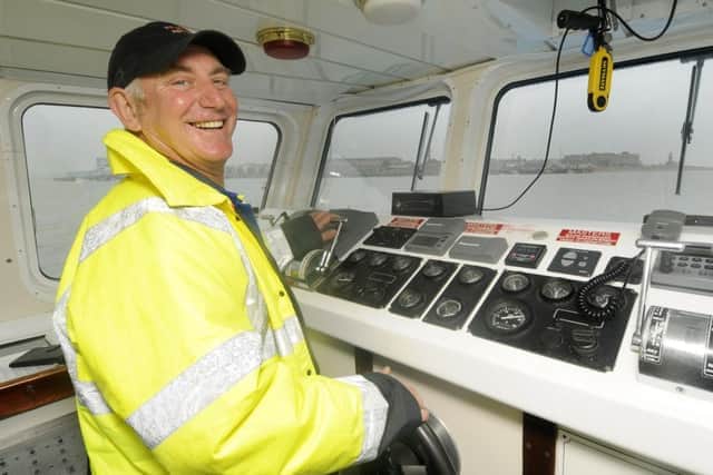 Tony Cowell is featured in the film about the Fleetwood to Knott End ferry