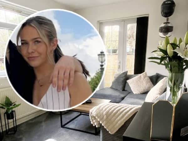 Elise Holt, 22, is living in a one-bed 300sqft property that was originally built by nan Beverley, 71.