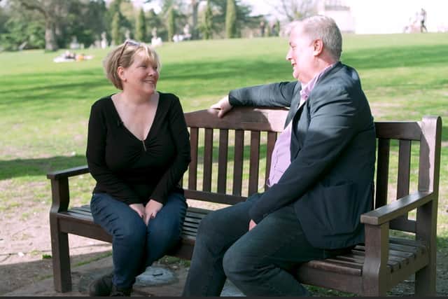  Lee Taylor and Jennifer during their emotional get together