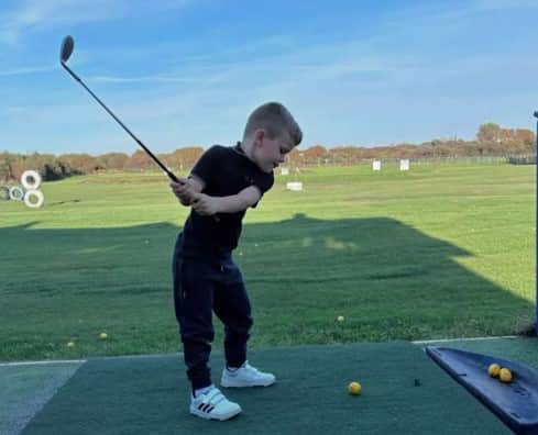 In the swing - Marley Gardner is a natural at golf