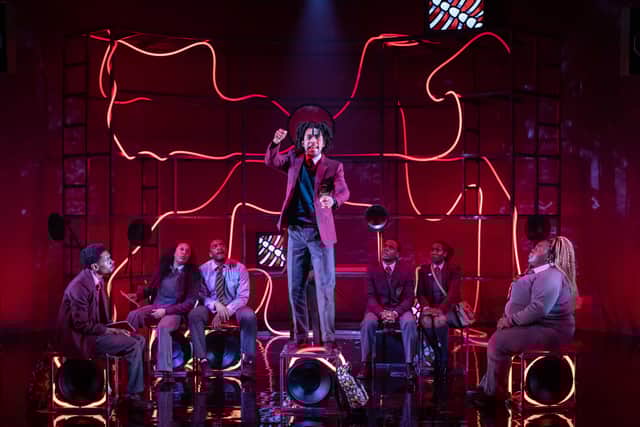 A production shot from Pig Heart Boy.