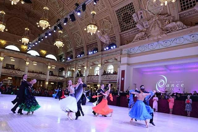 Dancers performing at a previous Blackpool Dance Festival.