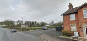 The proposed site of the new village green in Singleton - near the Millers Arms pub