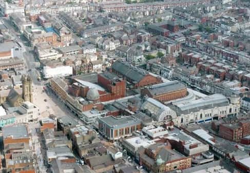 Police are responding to an emergency incident in Blackpool town centre