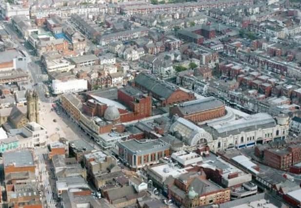 Police are responding to an emergency incident in Blackpool town centre