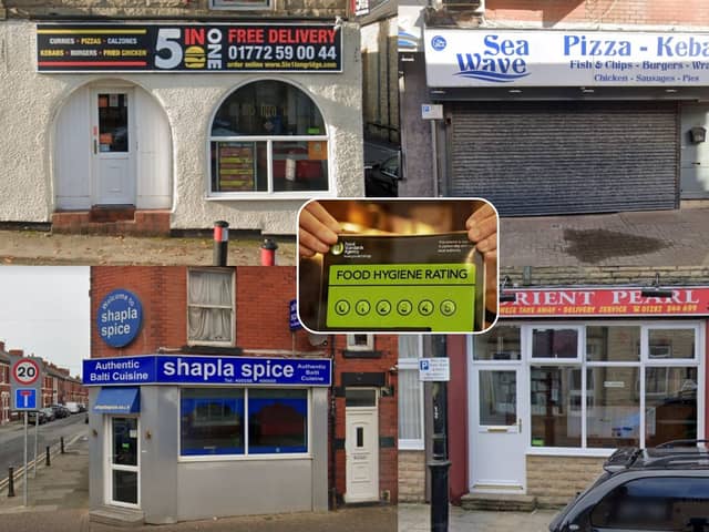Latest scores on the doors as 25 businesses in Lancashire given new food hygiene ratings