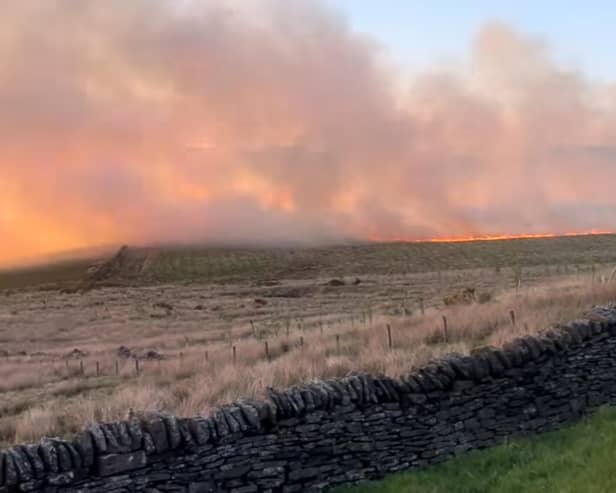 Six fire engines are currently in attendance.