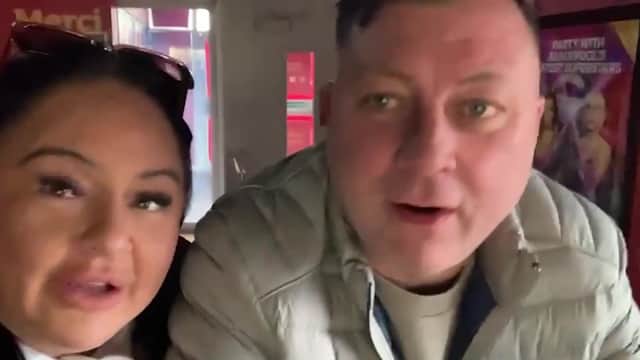 Stephen & Michelle Robinson trapped inside Madame Tussauds