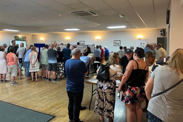 Hundreds of people turned up at Pemberton Masonic Hall to view Wigan's draft Local Plan