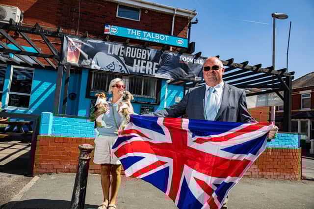 Peter Flynn, co owner of The Talbot Reform UK Pub.