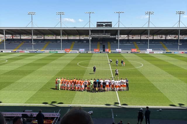 Bloomfield Road hosted a legends game