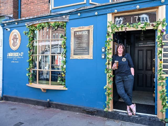 J Maverick & Co, in Upton-upon-Severn, run by Hazel and Andrew Smith, is one of the smallest pubs in the Midlands.