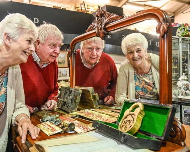 Michael and Sheila Hamson inherited an 18th Century home and made a rare discovery of antique padlocks.