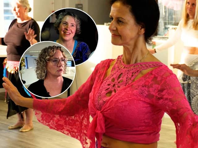 Meet Blackpool's belly dancers who say the Egyptian dance form helps them to keep fit. 