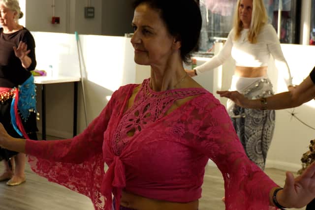 Belly dancers at HR Danceworks on Mowbray Drive