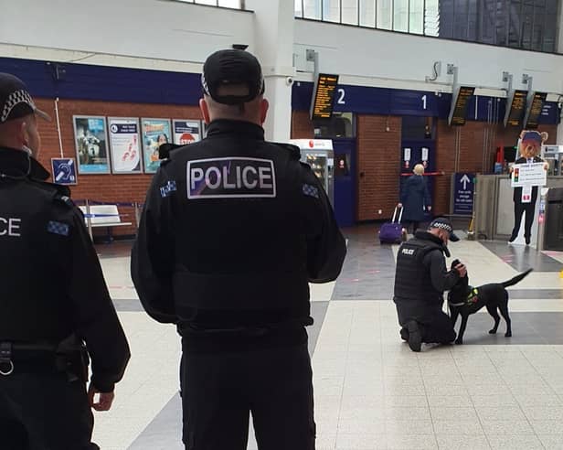 British Transport Police officers spotted two 16-year-old boys at Blackpool station on December 13, 2023.
Officers established grounds for a search of the teenagers and one was found to be in possession of 50 wraps of cocaine, 39 wraps of heroin, a burner phone and £300 in cash. The other was carrying a knife.
Both boys said they were more than 130 miles from home and were transporting the drugs on behalf of a County Lines drugs gang.