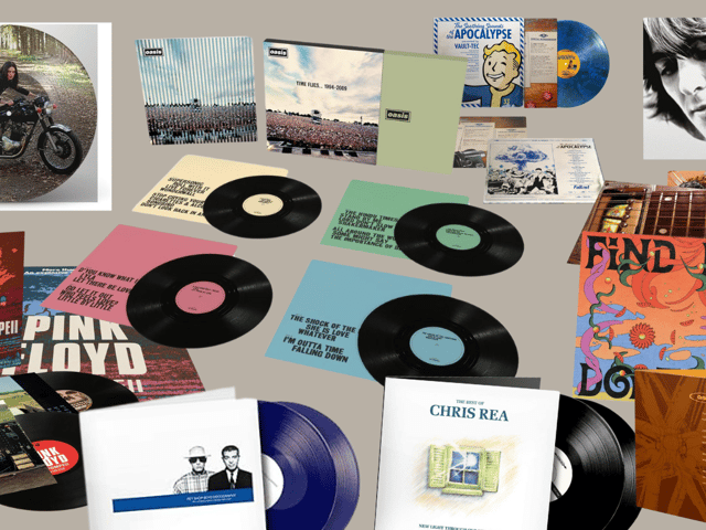 The top ten most wished-for vinyl albums in the UK have been revealed by Amazon