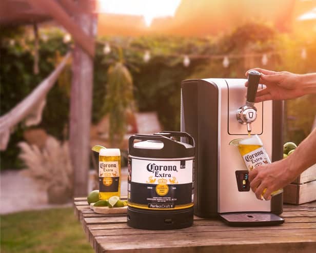 The PerfectDraft black Corona Extra starter bundle - The ultimate Father’s Day gift for the ultimate dad 