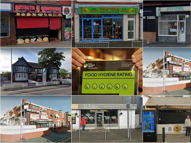 15 businesses in Lancashire given new food hygiene ratings