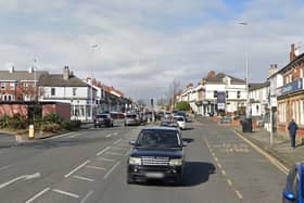 Police have launched an appeal following a two-car crash in Blackpool