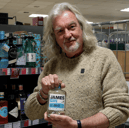 TV Star James May of Top Gear and The Grand Tour fame with his sweet, spicy parsnip gin at a Waitrose store.
