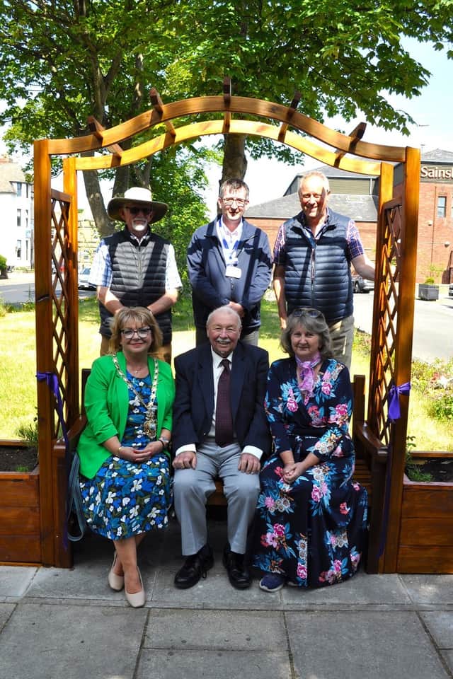 Chatty bench unveiled at St Annes Railway Station