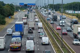 Motorists are being advised to swerve the M62 where possible after a crash has caused 60 minute delays on approach. 