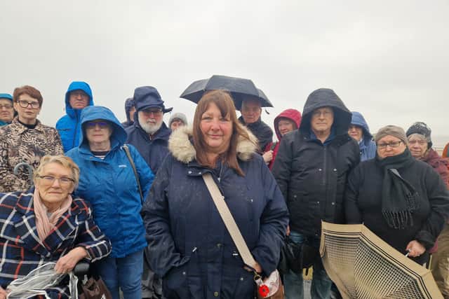 Residents from Wilvere Court have campaigned to prevent a seafron spot at Little Bispham being used as a construction compound