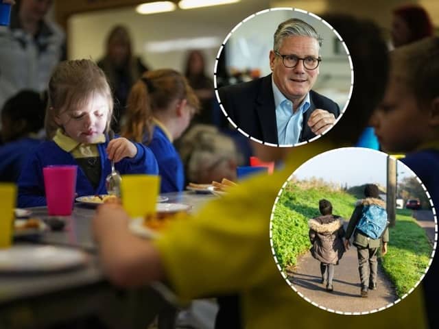 The Government says that thousands of children from struggling households had been missing out on free school meals