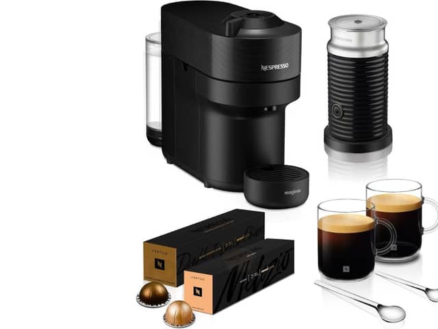 The Barista bundle includes everything you'll need for a perfect cup of coffee at home