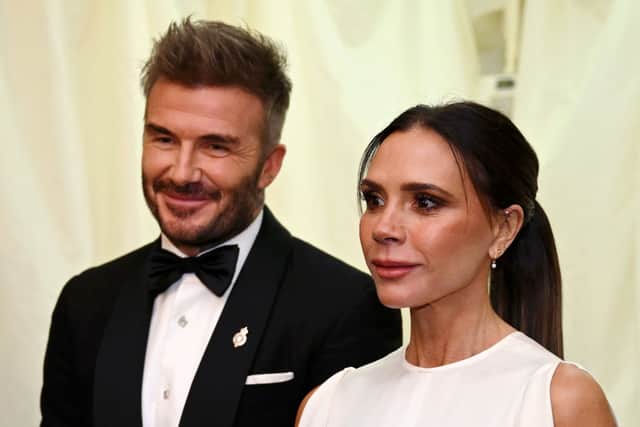 As David Beckham is to be knighted, what’s his net worth, when is Victoria Beckham’s Netflix documentary out?David Beckham and Victoria Beckham during a dinner at Highgrove House on February 07, 2025. Photo: Getty Images