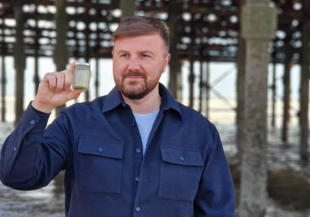 Chris Webb used new technology to test the waters off South Shore
