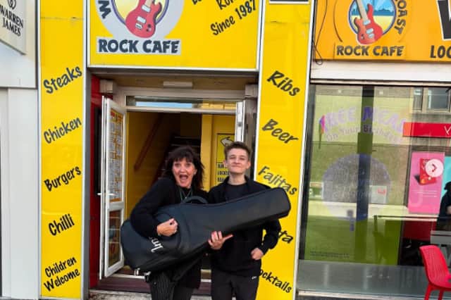 Anne Nolan and her grandson Ryder at his first gig (Credit: Anne Nolan Instagram)