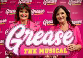 Anne and Maureen Nolan at the opening night of Grease at Blackpool Grand Theatre