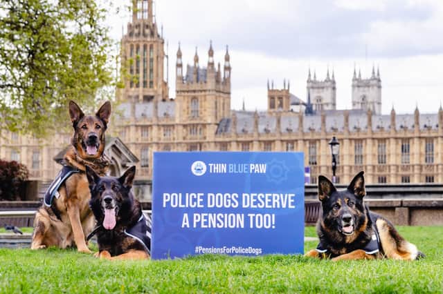 A petition has been launched to help Lancs working dogs receive a pension