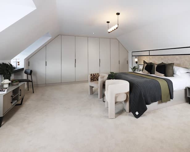 The master bedroom