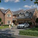The proposed front of the property