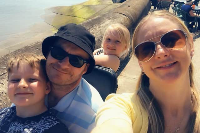Sean Raynor and his family.
