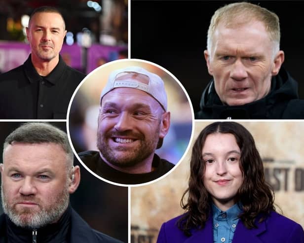 Take a look at all the celebrities set to be managed by Tyson Fury in the 2025 Soccer Aid.